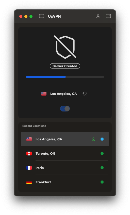 Delhi VPN on macOS